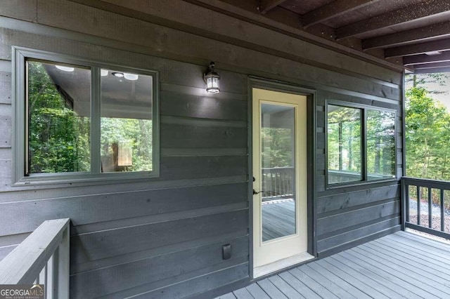 235 Red Bud Ln Unit 5, Hiawassee, GA 30546 - view of wooden terrace