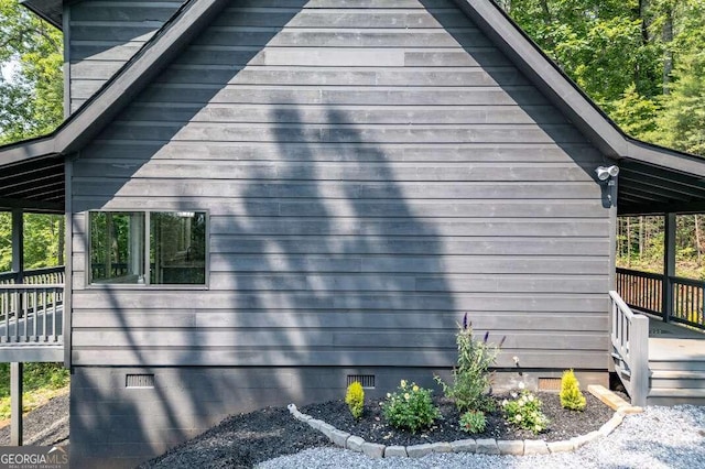 235 Red Bud Ln Unit 5, Hiawassee, GA 30546 - view of home's exterior featuring crawl space