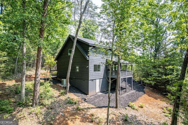235 Red Bud Ln Unit 5, Hiawassee, GA 30546 - view of home's exterior with a deck