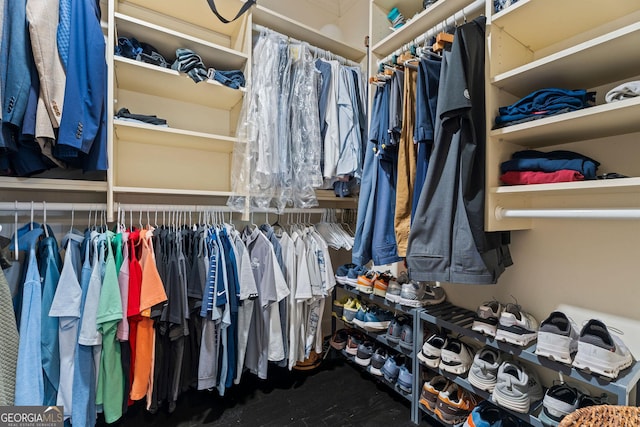 4030 River Ridge Chase Se, Marietta, GA 30067 - walk in closet featuring wood finished floors