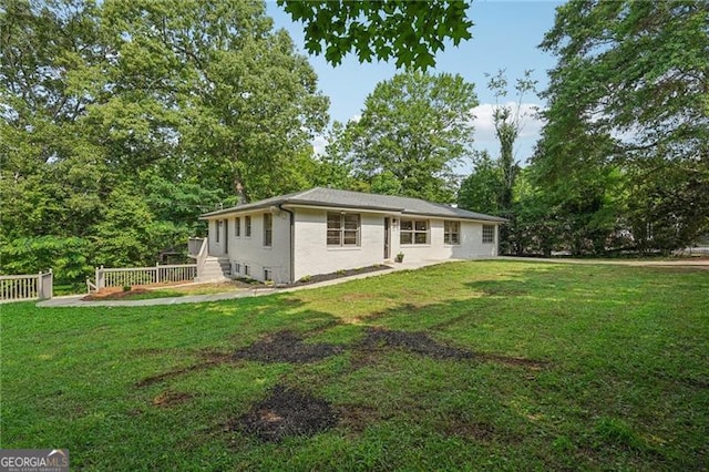3422 Maplehurst Dr, Decatur, GA 30032 - rear view of house featuring a yard