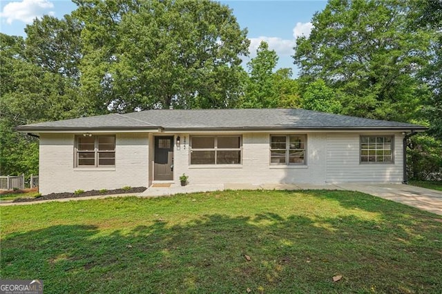 3422 Maplehurst Dr, Decatur, GA 30032 - view of front of house featuring a front lawn and brick siding