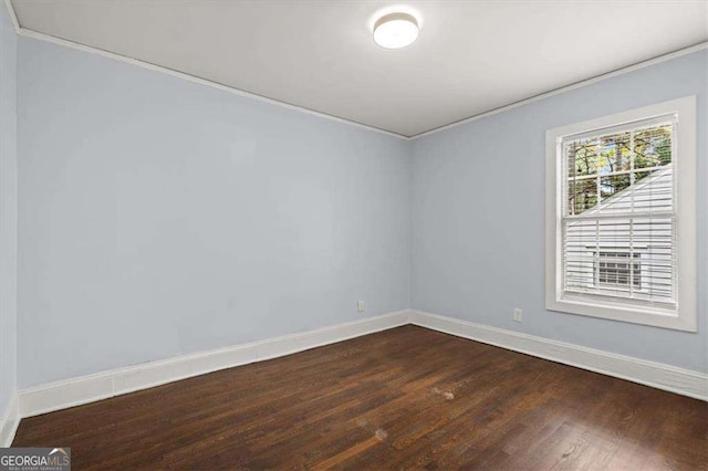1686 Alvarado Ter SW, Atlanta, GA 30310 - empty room featuring ornamental molding and dark wood-style flooring