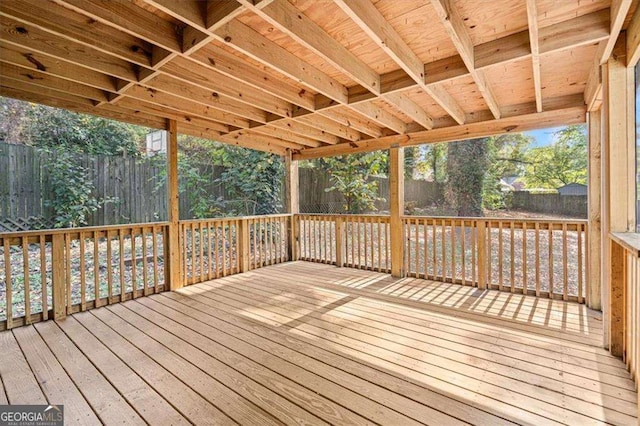 1686 Alvarado Ter SW, Atlanta, GA 30310 - wooden deck featuring a fenced backyard