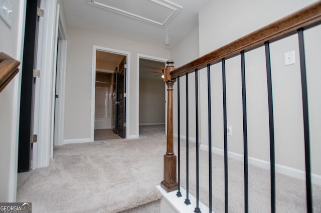 309 Dean Ct, Temple, GA 30179 - stairs with carpet floors and baseboards