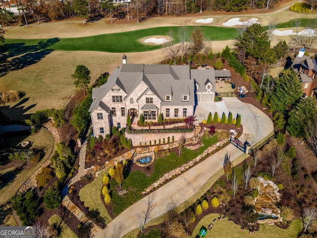 3084 Watsons Bnd, Milton, GA 30004 - aerial view of property and surrounding area featuring a local golf course
