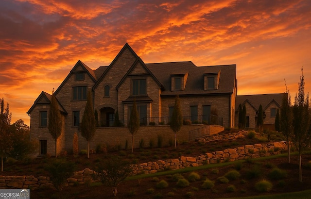 3084 Watsons Bnd, Milton, GA 30004 - view of front of house featuring stone siding