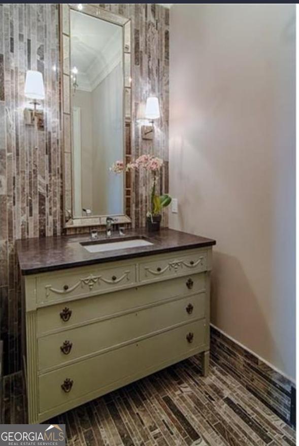3084 Watsons Bnd, Milton, GA 30004 - bathroom with vanity and wood finished floors