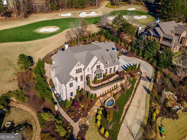 3084 Watsons Bnd, Milton, GA 30004 - aerial view of property's location with a golf course
