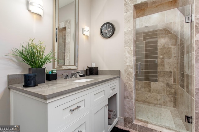 3084 Watsons Bnd, Milton, GA 30004 - full bathroom featuring a shower stall and vanity