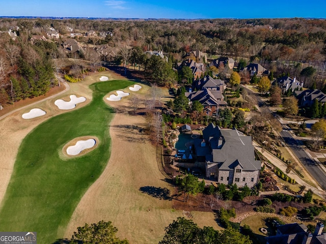 3084 Watsons Bnd, Milton, GA 30004 - aerial view of property and surrounding area with a local golf course and nearby suburban area