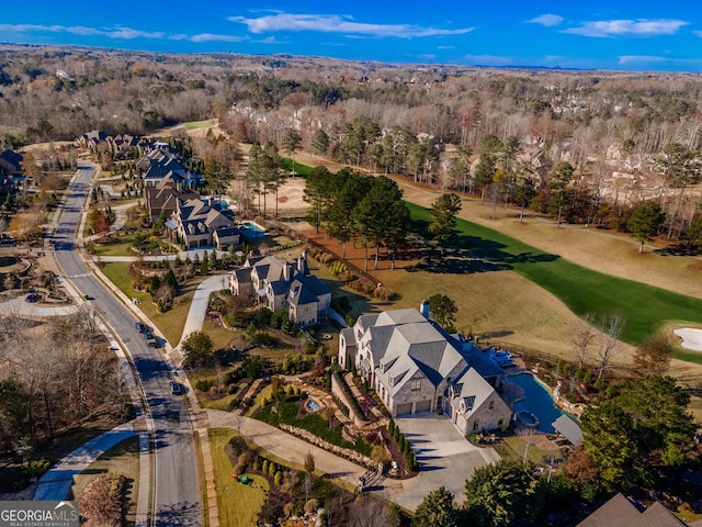 3084 Watsons Bnd, Milton, GA 30004 - aerial view of property and surrounding area with nearby suburban area and a golf course