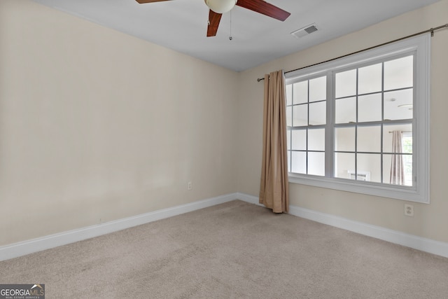 2140 Wildcat Cliffs Way, Lawrenceville, GA 30043 - unfurnished room with ceiling fan and carpet floors