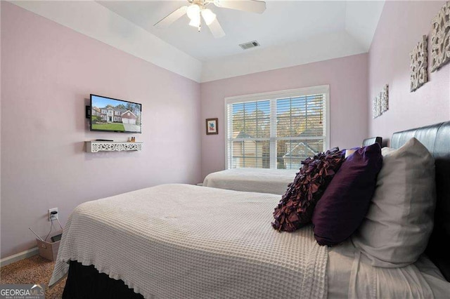 3224 Wolf Club Ln SW, Atlanta, GA 30349 - bedroom featuring baseboards and a ceiling fan