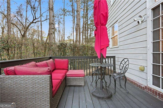 3224 Wolf Club Ln SW, Atlanta, GA 30349 - deck featuring outdoor lounge area