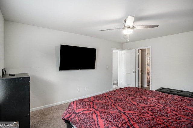 1776 Cheryl Ave, Griffin, GA 30224 - bedroom featuring carpet floors and ceiling fan
