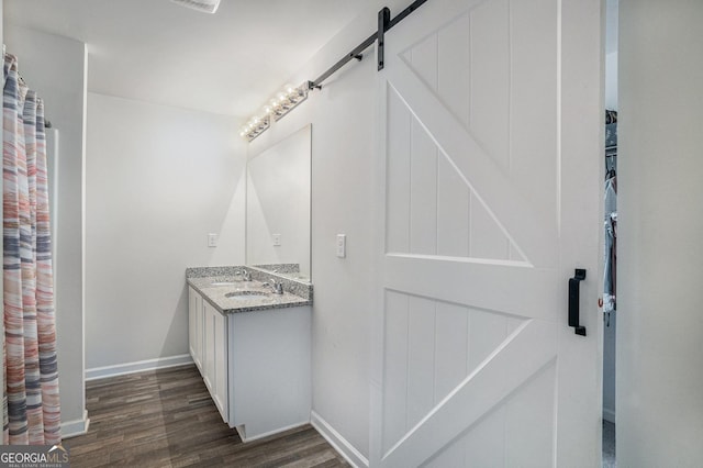 1776 Cheryl Ave, Griffin, GA 30224 - full bath featuring wood finished floors and vanity
