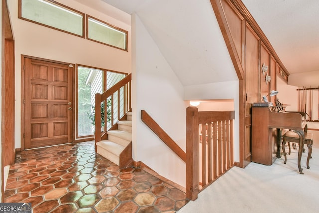 8120 Ball Mill Rd, Atlanta, GA 30350 - foyer with stairway