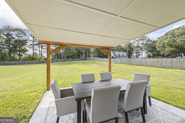 830 Tom Miller Rd, Bethlehem, GA 30620 - view of patio featuring outdoor dining area