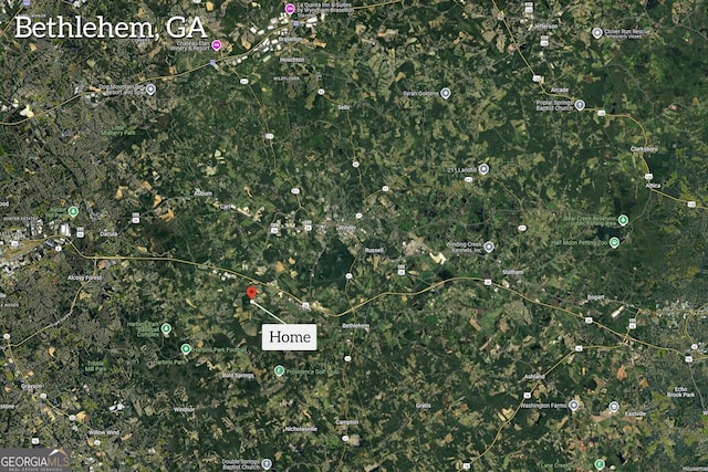 830 Tom Miller Rd, Bethlehem, GA 30620 - aerial view of property's location
