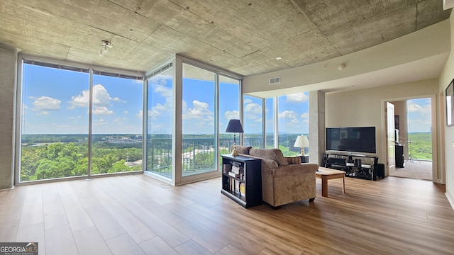 3300 Windy Ridge Pkwy SE, Atlanta, GA 30339 - living area with wood finished floors