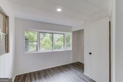 2526 Bald Eagle Trl, Gainesville, GA 30507 - spare room with wood finished floors and recessed lighting