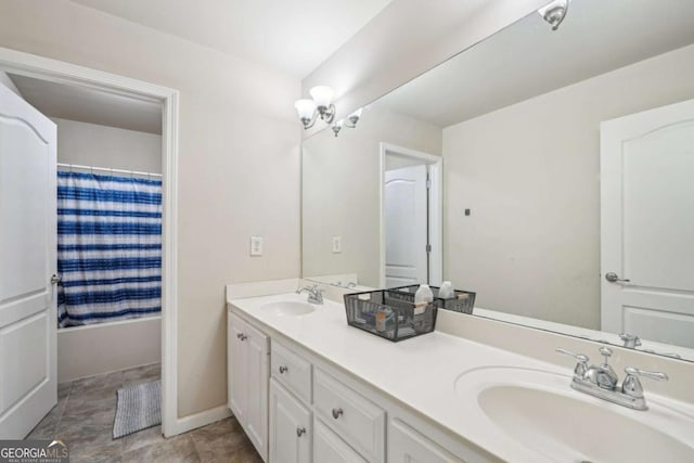 1979 Alcovy Shoals Blf, Lawrenceville, GA 30045 - full bath featuring double vanity and shower / tub combo