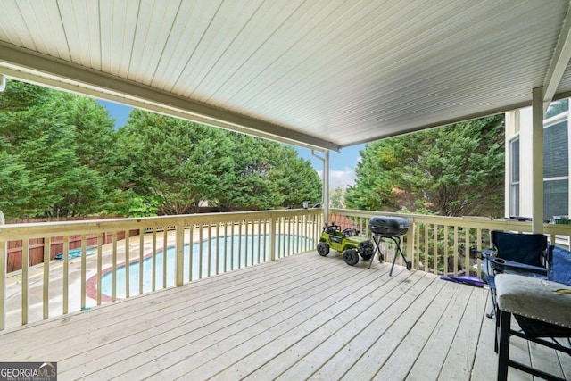 1979 Alcovy Shoals Blf, Lawrenceville, GA 30045 - wooden terrace with area for grilling
