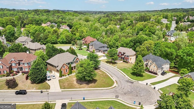 1979 Alcovy Shoals Blf, Lawrenceville, GA 30045 - aerial view of residential area featuring a forest