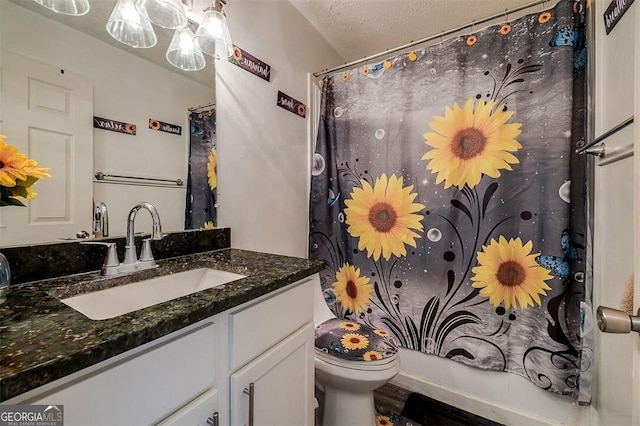 907 Magnolia Ext, Guyton, GA 31312 - full bathroom featuring vanity, toilet, and curtained shower