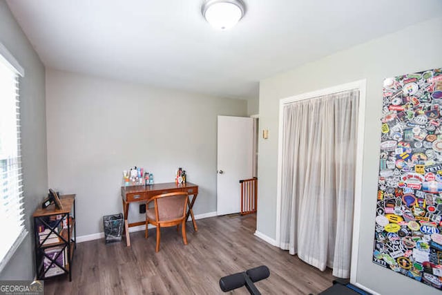 120 Chambers Ave, Cornelia, GA 30531 - office featuring wood finished floors and baseboards