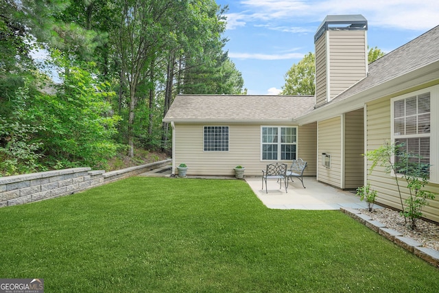 507 Hunterian Pl, Newnan, GA 30265 - view of green lawn with a patio
