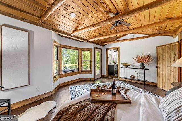 11 Collins Hollow Cv, Morganton, GA 30560 - living room with wooden ceiling and wood finished floors