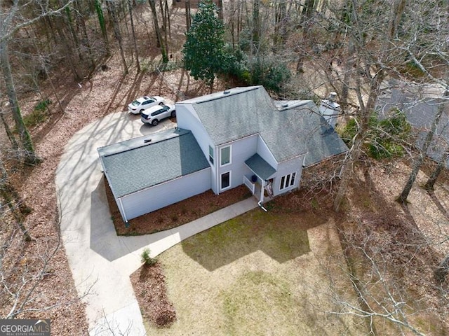 5419 Lake Dr, Douglasville, GA 30135 - view from above of property