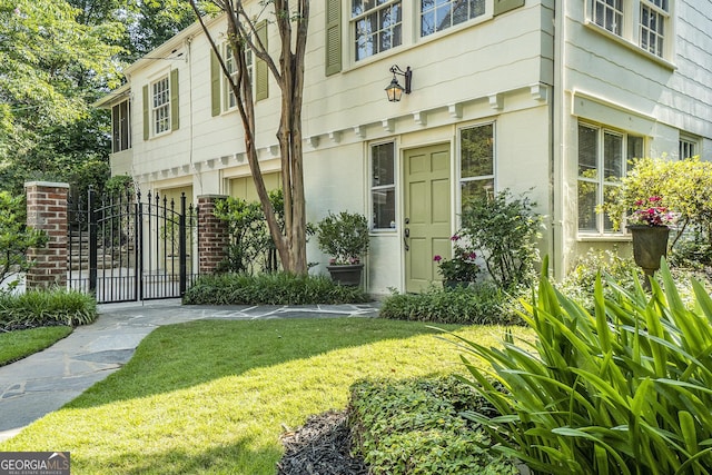 1821 N Rock Springs Rd NE, Atlanta, GA 30324 - doorway to property featuring a gate