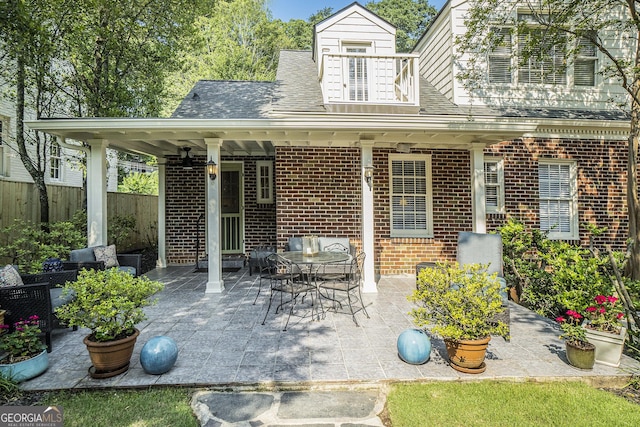1821 N Rock Springs Rd NE, Atlanta, GA 30324 - view of patio