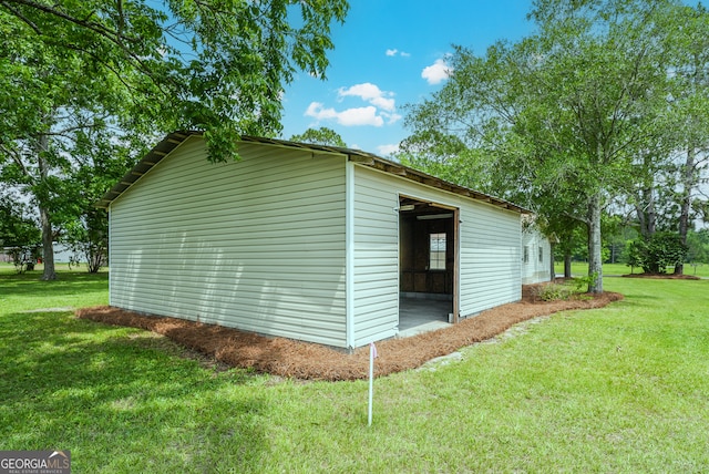 4124 W Rd, Blackshear, GA 31516 - view of side of property with a yard and an outdoor structure