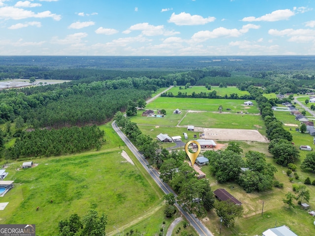 4124 W Rd, Blackshear, GA 31516 - aerial overview of property's location featuring a forest