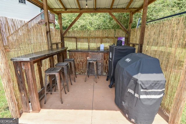 2048 Swint Rd, Griffin, GA 30224 - fenced backyard with grilling area