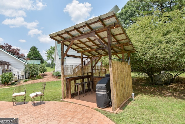 2048 Swint Rd, Griffin, GA 30224 - view of patio featuring grilling area