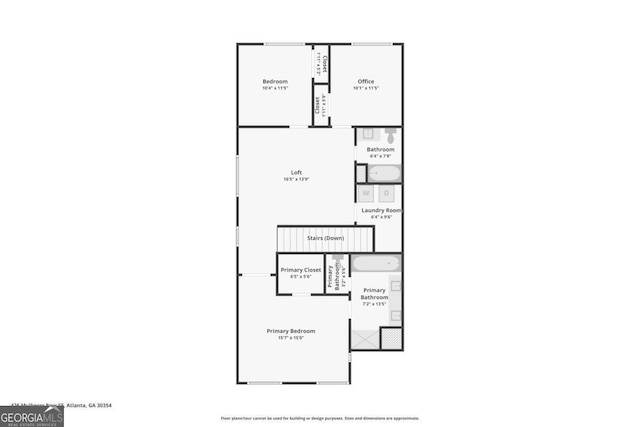 426 Mulberry Row SE, Atlanta, GA 30354 - view of home floor plan