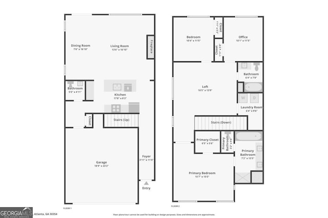 426 Mulberry Row SE, Atlanta, GA 30354 - view of room layout