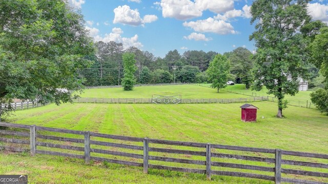 1365 Lower Creighton Rd, Cumming, GA 30028 - view of yard with a view of rural / pastoral area