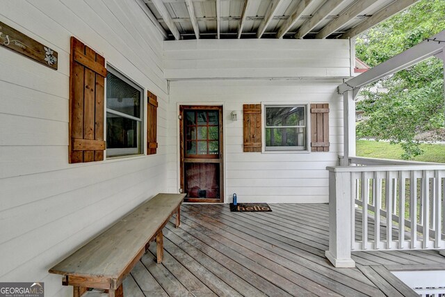 1365 Lower Creighton Rd, Cumming, GA 30028 - view of deck