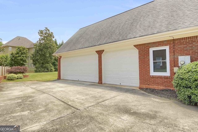 718 First Cotton Dr, Powder Springs, GA 30127 - garage featuring concrete driveway