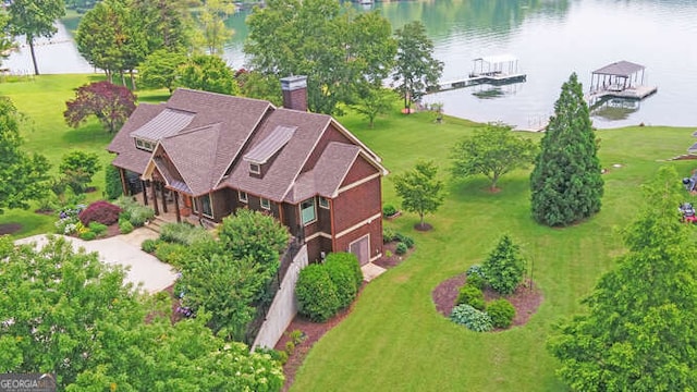 2156 Mockingbird Ln, Hiawassee, GA 30546 - view of subject property with a nearby body of water