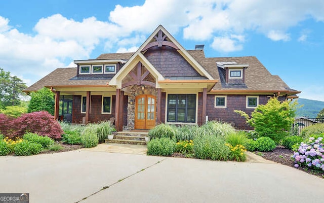 2156 Mockingbird Ln, Hiawassee, GA 30546 - craftsman house with stone siding