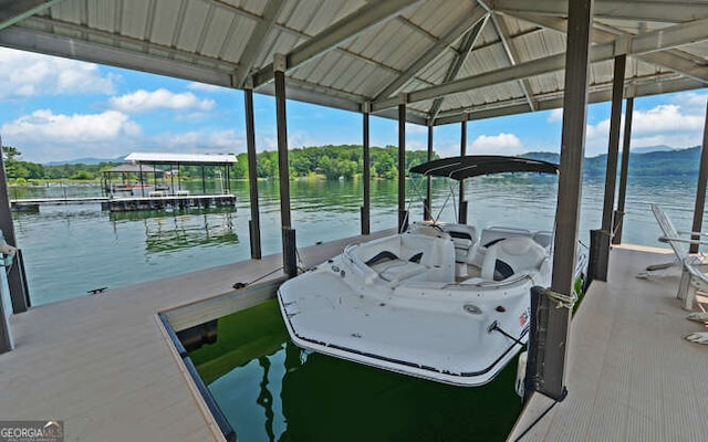 2156 Mockingbird Ln, Hiawassee, GA 30546 - dock featuring a water view