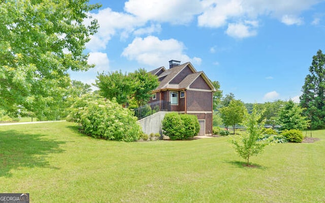 2156 Mockingbird Ln, Hiawassee, GA 30546 - view of front of home featuring a front yard