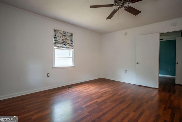 140 Lakeview St, Athens, GA 30601 - unfurnished room with wood finished floors and ceiling fan